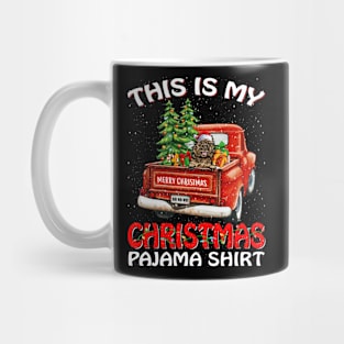 This Is My Christmas Pajama Shirt Cairn Terrier Truck Tree Mug